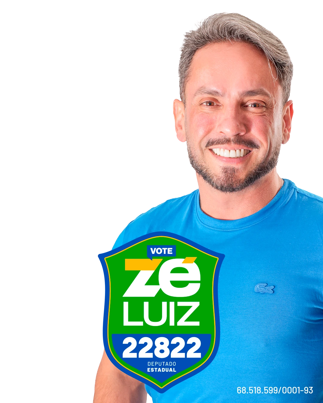 Moldura oficial da campanha do Zé Luiz